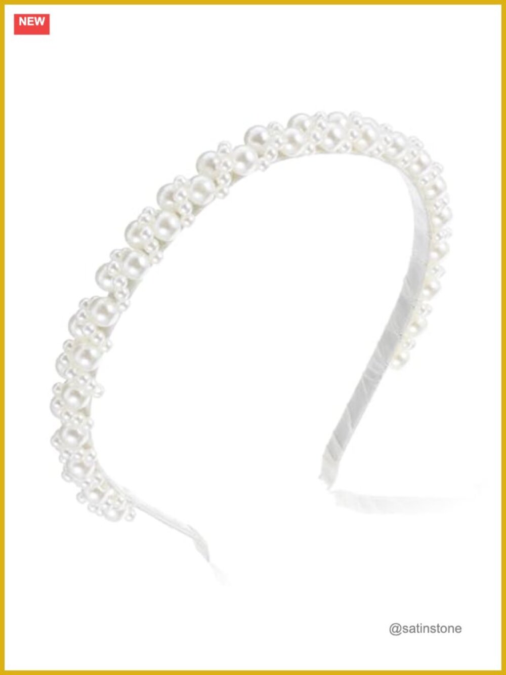 Pearl Headband Hair Hoop for Wedding Party Photography